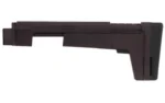 B5 Systems B5 AK STOCK FIXED PLUM, plum fixed stock in right-side view with black buttpad