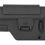 B5 Systems B5 Collapsible Precision Stock Long, black left-side view with adjustment controls