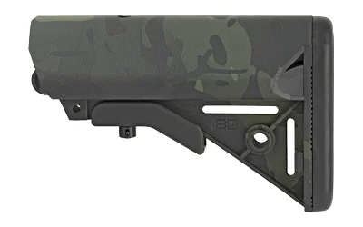 B5 Systems B5 SOPMOD STK MIL-SPEC MULTICAM BLK black multicam stock in side view