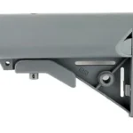 B5 Systems B5 SOPMOD STK MIL-SPEC GRY gray adjustable stock, left-side view