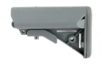 B5 Systems B5 SOPMOD STK MIL-SPEC GRY gray adjustable stock, left-side view