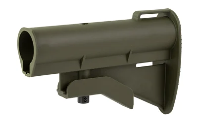 B5 Systems B5 CAR 15 Stock olive drab green, angled side view with adjustment lever