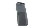 B5 Systems P-Grip gray angled side view with black textured grip panel