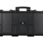 Evolution Outdoor EVODS Liberator black hard case, front view with two handles and multiple latches