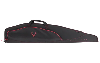 Evolution Outdoor EVODS DIABLO II RIFLE CASE black case with red piping, side view