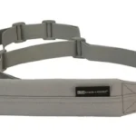 Evolution Outdoor EVODS PADDED 2 POINT SLING, gray laid flat with buckles and padded section