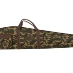 Evolution Outdoor EVODS RAWHIDE CLASSIC RFL CASE CAMO, side view with brown trim, handle and pocket
