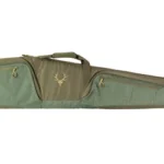 Evolution Outdoor EVODS 54 HILL COUNTRY II RIFLE CASE, green side view with handle and zip pocket