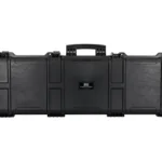Evolution Outdoor EVODS Liberator Scoped Rifle Case black front view with handle and latches