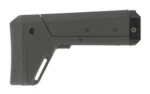 B5 Systems B5 Modular Picatinny Stock Wolf Gray, gray right-side view with angled butt and sling slot