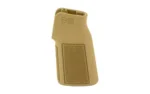 B5 Systems P-Grip 22 K, coyote brown side view with textured grip panel