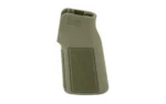 B5 Systems P-Grip 22 K, olive drab green side view with textured grip panel
