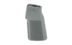 B5 Systems P-Grip 22 K Wolf Gray pistol grip, right-side view with textured panel