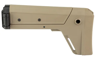 B5 Systems B5 Modular Picatinny Stock FDE, tan right-side view with black buttpad