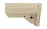 B5 Systems B5 SIERRA K STOCK FLAT DARK EARTH tan stock in side view with adjustment opening
