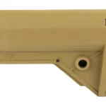 B5 Systems B5 SIERRA K STOCK COYOTE tan stock, left-side view with angled brace and sling socket