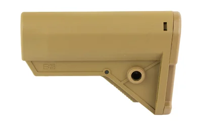primary-16836 B5 Systems B5 SIERRA K STOCK COYOTE tan stock, left-side view with angled brace and sling socket