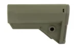 B5 Systems B5 Sierra K Stock olive drab green, left side view with angled buttpad
