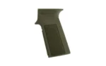B5 Systems AK P-Grip olive drab green, left side view with textured rectangular panel