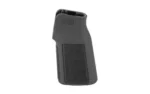 B5 Systems P-Grip 22 K black pistol grip, angled rear view with textured panel