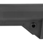 B5 Systems Sierra K Stock in black, left-side view with angled support and circular mount