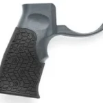 Daniel Defense DD PISTOL GRIP TORNADO GRY gray grip, right side with textured panel and trigger guard