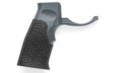 Daniel Defense DD PISTOL GRIP TORNADO GRY gray grip, right side with textured panel and trigger guard