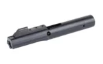 SPIKE'S 9MM BOLT BLK, black bolt assembly in angled side view