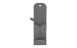 1791 SNAGMAG black right-hand magazine carrier, front view with molded panels and belt clip