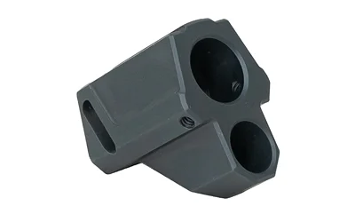 FAXON EXOS-515 COMP SIG P320F gray angled view with two round front ports and side opening
