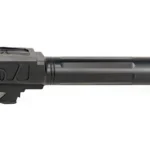 FAXON MATCH BBL FOR G43/43X black barrel, side view with fluting and threaded muzzle