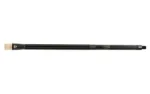 FAXON MATCH BBL black fluted barrel, side view with silver muzzle end and barrel extension