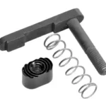 CMMG PARTS KIT AR15 MAGAZINE CATCH with black catch, button and silver spring