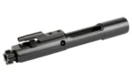 Faxon 5.56 M16 BCG Black, black bolt carrier group in angled side view