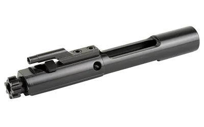 Faxon 5.56 M16 BCG Black, black bolt carrier group in angled side view