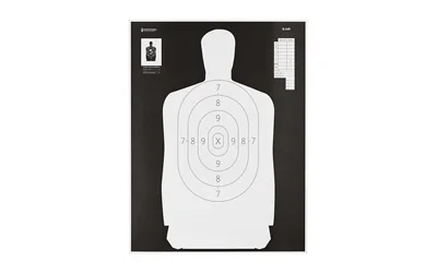 Action Target ACTION TGT B34 BLK/WHT SILHO 100PK