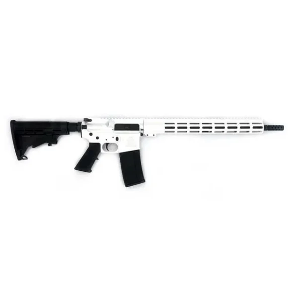 10 Ring GLFA AR-15 Rifle .223 Wylde 30rd Magazine 16" Nitride Barrel White Frame