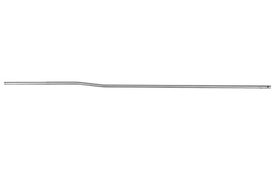 FAXON AR GAS TUBE RIFLE LENGTH SS silver gas tube, side view with bent end