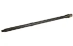 FAXON BBL 22ARC 20-inch FLAME FLUTED black barrel, side view with spiral fluting