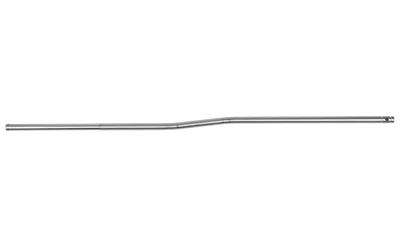 FAXON AR GAS TUBE CARBINE LENGTH SS silver gas tube, side view with bent end