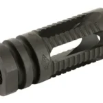 Yankee Hill Machine Co YHM PHANTOM 556, black angled view with vented cylindrical body