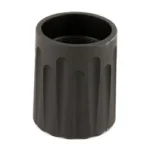 Nordic Beretta/Nova/CZ 12GA Nut black, angled top view with fluted sides and open threaded center