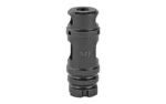 MIDWEST MZL BRK 2 CHAMBER M14X1LH black, upright angled view with two ports and threaded base