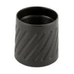 NORDIC REMINGTON 12GA NUT BLK black cylindrical nut, angled view with threaded interior