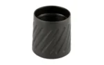 NORDIC REMINGTON 12GA NUT BLK black cylindrical nut, angled view with threaded interior