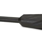 NORDIC BEN/REM/STGR BN BOLT HANDLE black bolt handle, side view with textured enlarged end