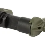 RADIAN TALON 45/90 Safety Selector ODG, angled view with green selector levers and black center