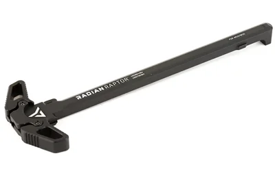 primary-17258 RADIAN RAPTOR CHRGNG HNDL, black angled top view with dual-latch handle and white markings
