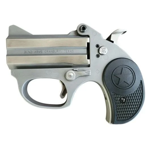 Bond Arms Inc. Bond Arms Stinger RS Handgun 38 SPL 2/rd 3" Barrel Silver with Black Grips