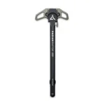 Radian Raptor Charging Handle 556, dark olive top view with ambidextrous winged handle